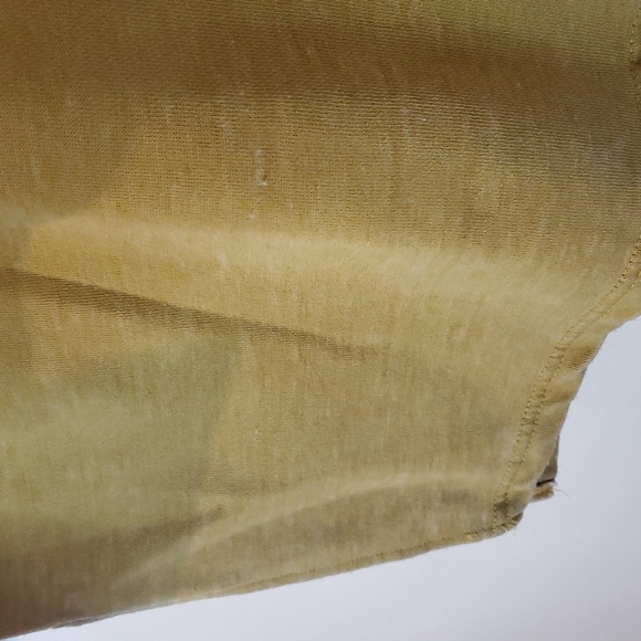 Anthropologie Akemi + Kin Bela Burnout Oversized Pullover Top Size XS/S Yellow - Picture 10 of 14